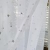 WPKIRA Lace Curtains, Non-See-through, UV Protection, Sheer Curtains, Stylish, Naturally,