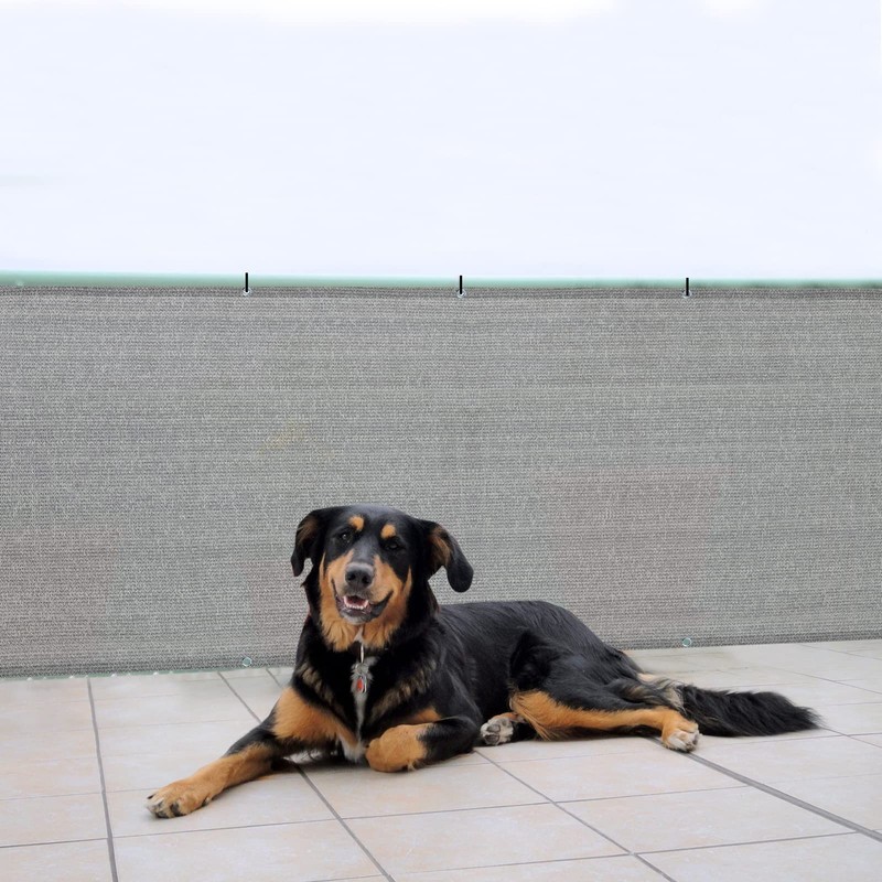SUNNY GUARD 2.5/2.6/3/3.3/4/5/6/8 Balcony Privacy Screen Fence, Apartments Railing, Heavy
