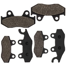 NICHE Brake Pad Kit for Yamaha Raptor 700 700R YFZ450R 1S3-W0045-10-00 1S3-W0045-00-00 Front Rear Semi-Metallic