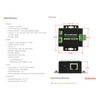 Waveshare RS485 to Ethernet Converter with High-Speed Low-Power High-Stability Up-gradable