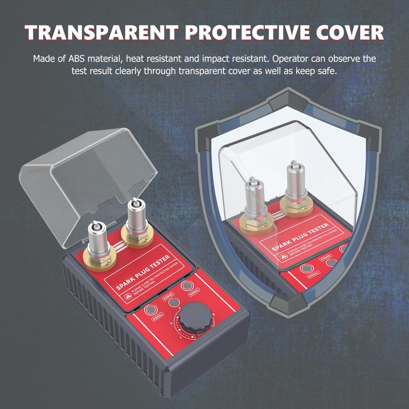 MRCARTOOL Spark Plug Tester Car Spark Plug Tester with Adjustable