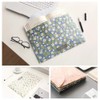 4Pcs Folders Plastic A4 Floral Printed Document Folder Plastic Wallets