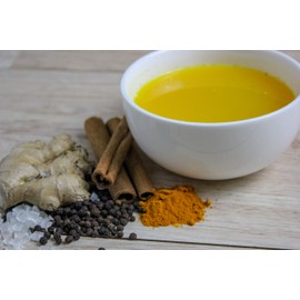 ChaiMati - Turmeric Chai Latte - Powdered Instant Golden Milk w/ Turmeric - Lightly Sweetened, No Caffeine - 2 Pound (32 Oz) Pack - Makes 100 Cups - gets "Chai on your Mind"