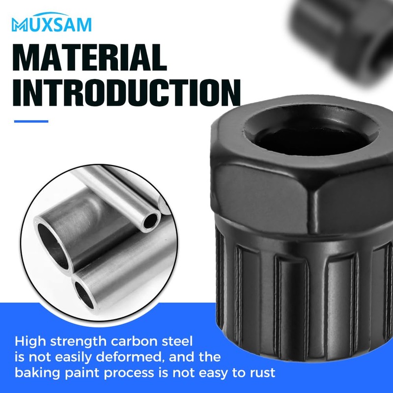 MUXSAM 6PCS Bike Freewheel Remover Bicycle Freewheel Removal Tool,Bike Cassette