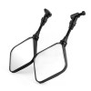 TWOM Black Dual Sport Motorcycle Side Mirrors For Suzuki DR200