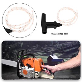 Create idea 1 x Chainsaw Starter Handle with Rope Replacement Part 1122-190-3400 1122 190 3400 Compatible with Stihl MS440 044 MS361 MS360