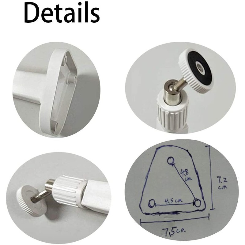 2 PCS Adjustable Universal Wall Ceiling Mounts, Bestga BS07 15.5cm