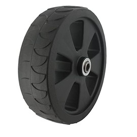 Greenstar AL-KO Medium Black Aluminium Lawnmower Wheel 200mm 5.5kg