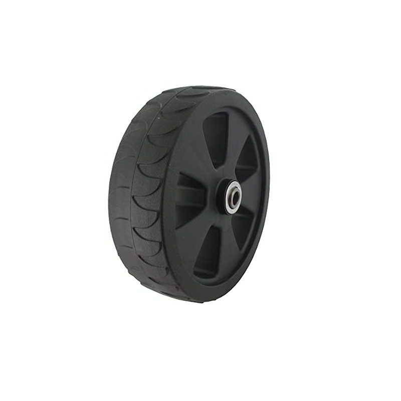 Greenstar AL-KO Medium Black Aluminium Lawnmower Wheel 200mm 5.5kg