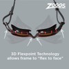 Zoggs Predator Flex Polarized Ultra Smaller Swimming Goggles, Red/Black/Copper Polarized