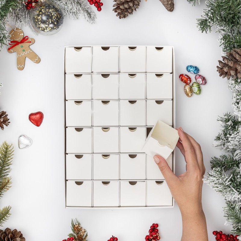 Fill Make your Own Advent Calendar 24 Days 1-24 Draws