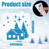 100 Pieces Winter Forest Stencil Template for Painting Reusable Drawing