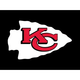 SCCS Kansas City Chiefs Logo - Die Cut Laminated Vinyl Sticker/Decal - 4"