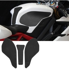 Motorcycle Fuel Tank Pad for DAYTONA 675 /R 2013 Street Triple 765 RS, Anti-slip Motorcycle Gas Tank Protectors Tank Protection Stickers Knee Grip Traction Pads (Black)