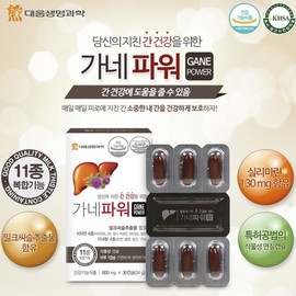Daewoong Liver Health Milk Thistle Ganepower 90 Capsules / 대웅 간건강 밀크씨슬 가네파워 90캡슐