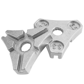 Yakamoz 2PCS Bicycle Spoke Wrench Wheel, Bicycle Triangle Spoke Wrench Nipple Spanner Spoke Nipple Wrench Fitting Tool for Wheel Maintenance Cycling Wheel Repair Tool