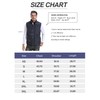 Flygo Men's Winter Warm Outdoor Padded Puffer Vest Thick Fleece