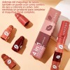 Labial Mate 4 En 1, Hidratante Y De Larga Duración