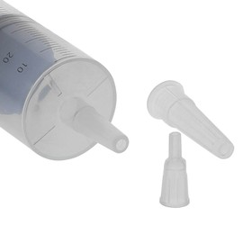 Kosmetex Bubble Syringe, 3 Pieces, Sterile and Latex-Free, with Luer Slip and Flexible Insertion Aid