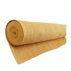 Burlap Fabric 34" Wide x 50 Yards Long roll , Wedding Aisle Runner Jute-Burlap Ribbon for Gardening - Plant Covers 150 feet