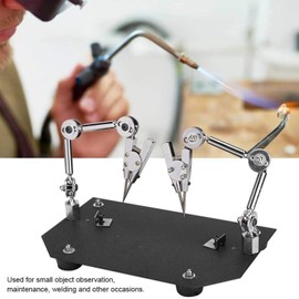 Welding Fixture Clip, Helping Hands with Dual Adjustable Clips, Jewelry Welding Fixture Clip Clamp for Soldering Repairing