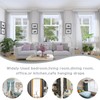 Openable Curtain Rings with Eyelets,1inch Heavy Duty Rustproof Metal Drapery