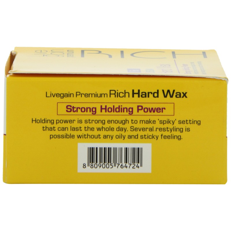 Livegain Premium Rich Hard Wax 3.88oz / 110g