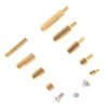 240Pcs Brass M2 M3 Hex Standoff Nut Screw Kit for