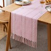 ZeeMart Farmhouse Table Runner, Rustic Table Runners 72 Inches Long,