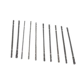 TEHAUX 24pcs Steel Wire Spiral U-type Woodworking Saw Blades Random Composition for Efficient Cutting Compatible Major Reciprocating Saws