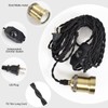 Plug in Pendant Light Cord hanging light kit with dimmer