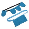 Blue Breast Surgery Drainage Bag Breathable Mastectomy Drain Holder with