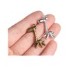 Wixine 20Pcs Cute Giraffe Charms Giraffe Pendants Antiqued Silver Tone