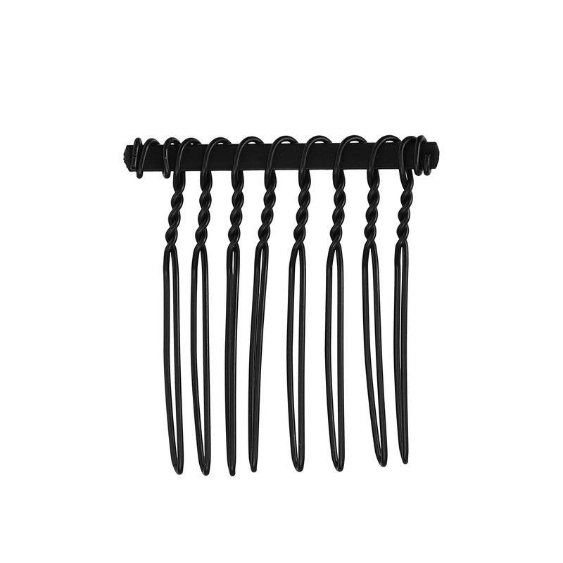 VOCOSTE Anti-Slip Hairside Comb Axserie Metal Black Hair Side Comb