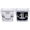 MEEDEN Heavy Body Acrylic Paint: Titanium White & Black 1