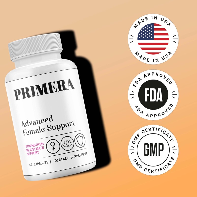Primera for Women Advanced Wellness Support Formula Supplement 180 Capsules