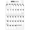 Large Print Wall Calendar 2025 Letter Size
