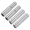 sourcing map 6-Point Shallow Socket, 1/4" Drive 2pcs 7mm Deep