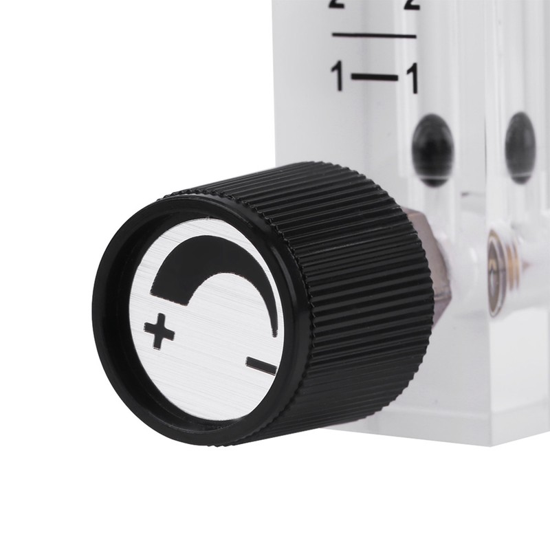 LZQ‑7 Flowmeter 1‑10LPM Flow Meter with Control Valve for Oxygen/Air/Gas