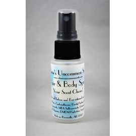 Valerie's Uncommon Scents Blue Sugar scented HAIR & BODY PERFUME FRAGRANCE SPRAY Mist 1oz sample