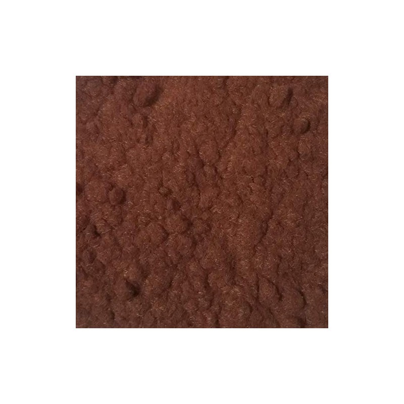 Donjer Suede-Tex Flocado Fibra, bolsa de 3 onzas, marrón (Nylon)