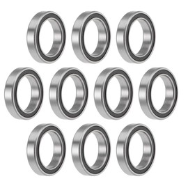 sourcing map MR1319-2RS Ball Bearings Deep Groove Ball Bearing Set 13 x 19 x 4 mm Double Shielded Chrome Steel P0 Skateboard Bearings Mini Ball Bearings