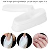 Cimenn Nail Dipping Powder Tray, Portable White Manicure Mould Nail