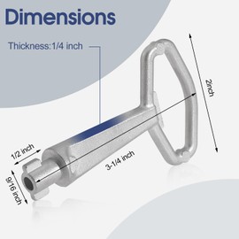 unrulysoul Generator Key Replacement Compatible with GM82922 Latch Opening Tool for Kohler 8RESV 10RESVL 12RESV 14RESA 20RESA 14RCA 20RCA 2PCS