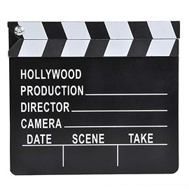 Rhode Island Novelty 7 Inch x 8 Inch Hollywood Movie Clapboard, One Dozen Per Order