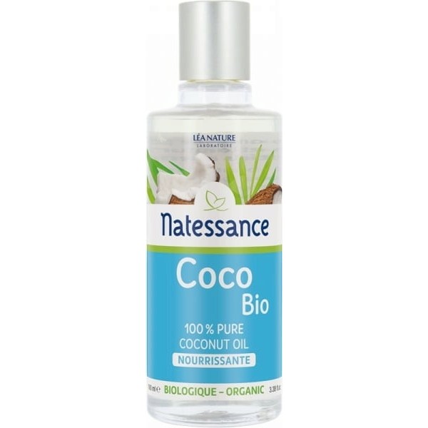 Natessance Organic Coconut Oil, 100 ml