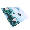 Blackout Curtains Waterproof Flower Pattern Shower Curtain Window Panels for