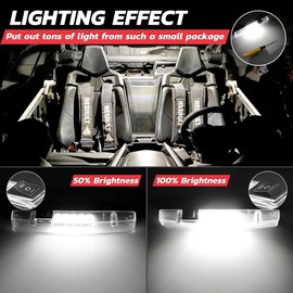 UTV Dome Light, LUMIMOTOR-Universal Roll Bar Mount Interior LED Light for UTV Polaris RZR Can Am Pioneer Talon Kawasaki Yamaha ATV Truck Golf Cart Off Road