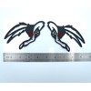 2Pc Coyote Badges Emblem Red Eye Bandit 3D Fender Angry