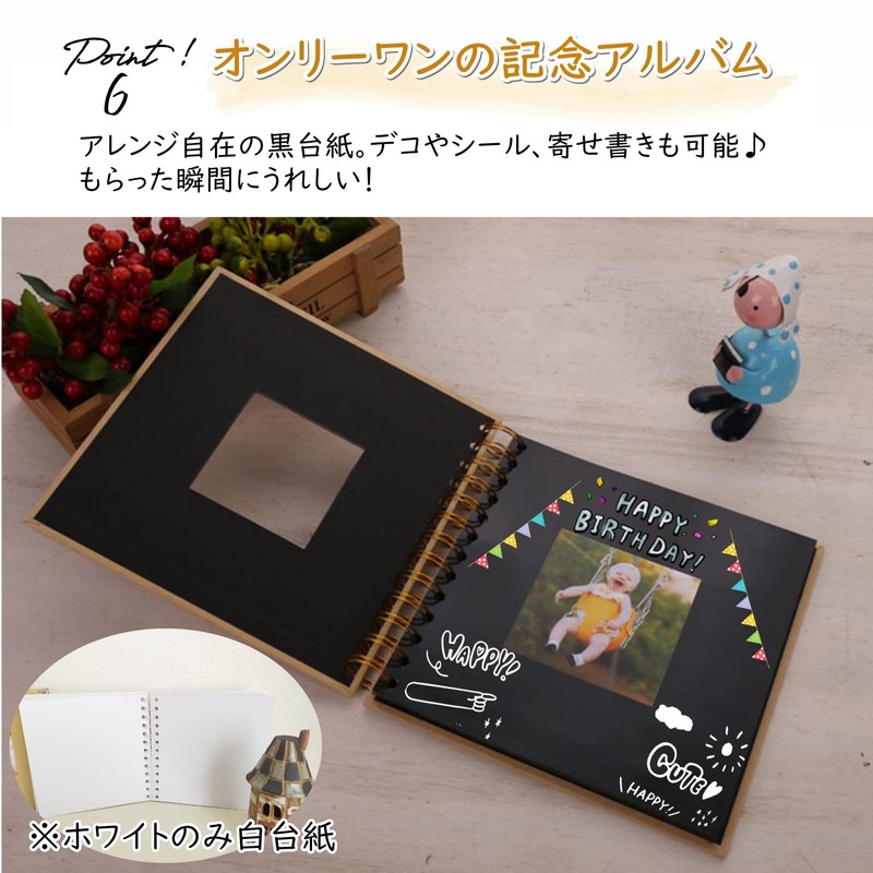 Copeflap Scrapbook Album Handmade Photo Frame with Cutout Window 175×175mm